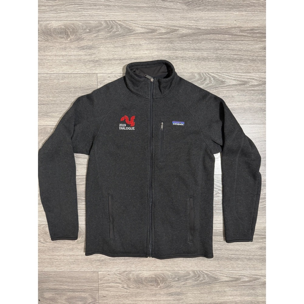 2019 Dialogue Patagonia Better Sweater Zip Fleece Jacket Mens M Grey STY25527